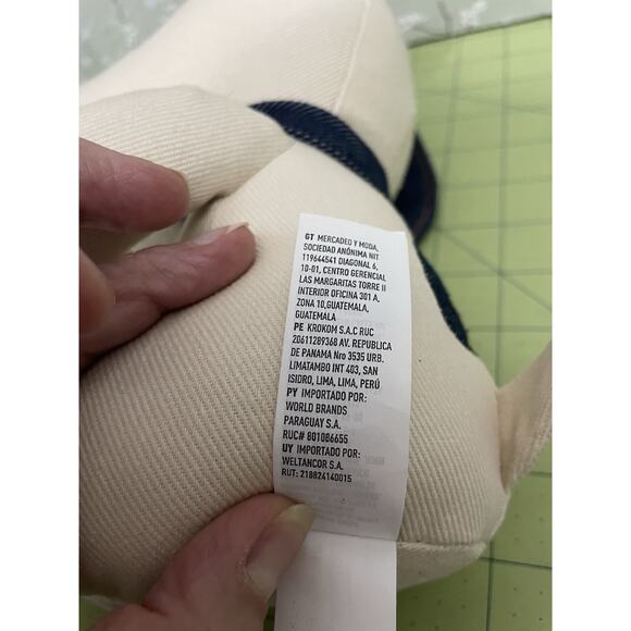 American Eagle Limited Edition Denim Snoopy Peanuts 8” Plush Stuffed Animal Rare - Picture 10 of 15